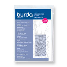 Burda Seidenpapier, mit Raster